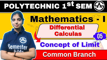 #24 अवकल गणित (Differential Calculus ) | Applied Mathematics-I |  New Syllabus 2024-25 #semesteradda
