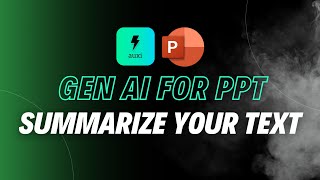 Gen AI - Summarize Text