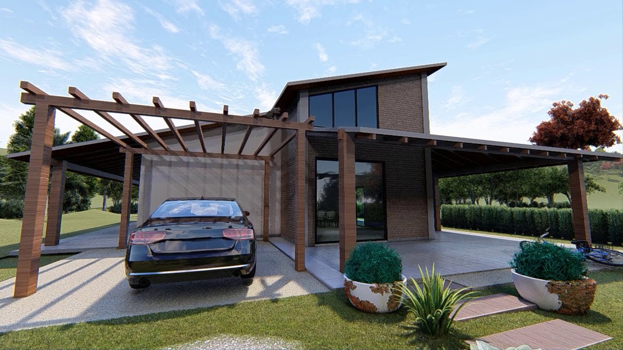 Chácara - Casa de Campo com varanda - chácara pequena com piscina - Chácaras 1000 metros