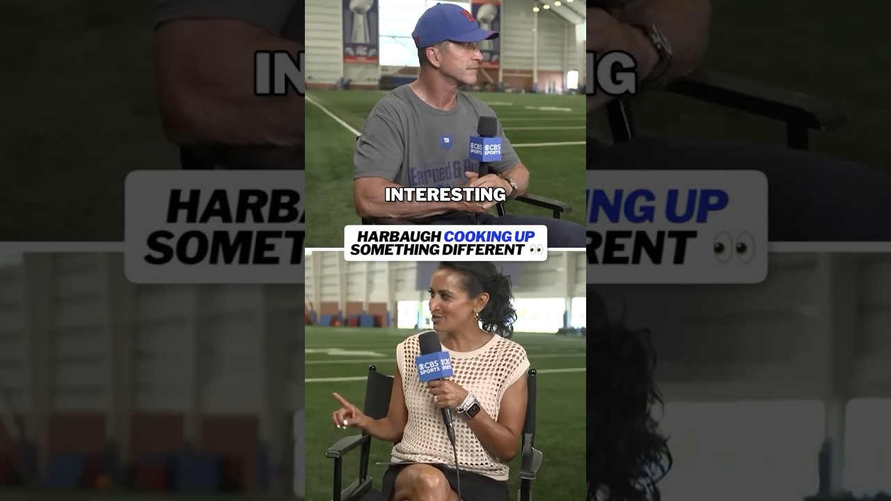 John Harbaugh is trying to create a Giants offense that's unique to them 👀