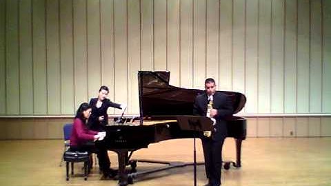 Johnny Salinas - "Sonata en C#" by Fernande Decruck - I. Tres modere - Expressif