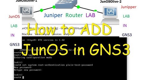 How to add Juniper Router in GNS3