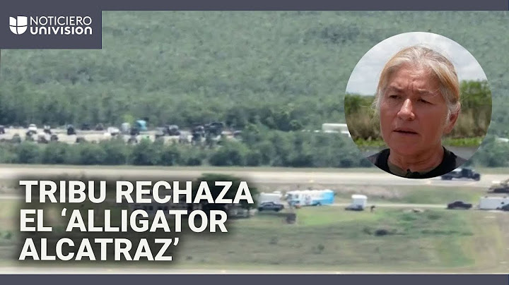 Tribu indígena rechaza construcción de polémico centro de detención para inmigrantes en Florida