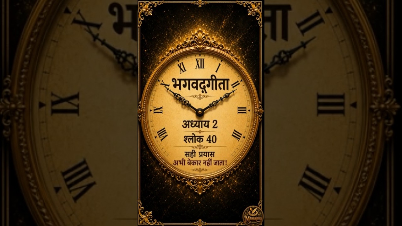 2. 40 Hindi- सही दिशा में किया गया कोई प्रयास बेकार नहीं जाता | Bhagavad Gita Shlok 2.40 in Hindi