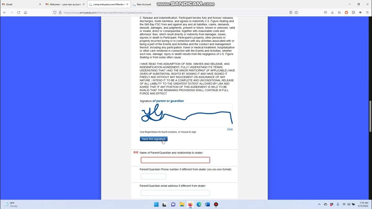 How to sign up for at LTS Membership in EntryEeze on a PC YouTube