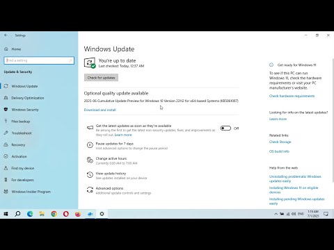Windows 10 Cumulative