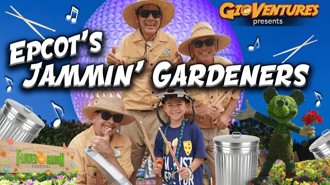 Epcot Jammin' Gardeners (JAMMitors) - Flower and Garden Festival 2018 - YouTube