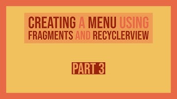 Adding a recycler view to fragment page | Part-3 |ANDROID STUDIO