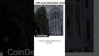 [비트코인]임팩트 Fed의 결정에 대비하는 비트코인 트레이더들 #shorts