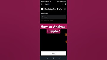 How to Analyse Crypto? | Blum Youtube Video Code #blum #trending #gaming #video #shorts #funny #love