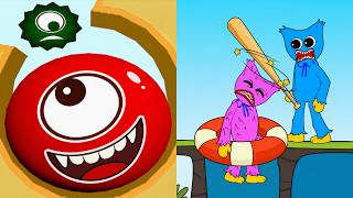 Hungry Balls Vs Hugy's Funny Animated Story All Levels Gameplay Android, iOS screenshot 2