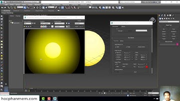 Tạo đối tượng phát sáng trong 3dsmax
