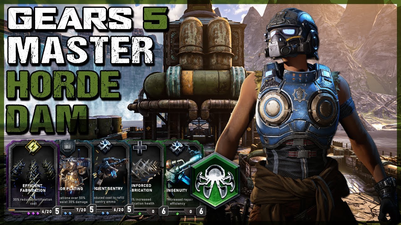 Buying Fortifications Thick & Cheap! - Master Mechanic on Dam - Gears 5 Horde Frenzy Daily 7-27-2021