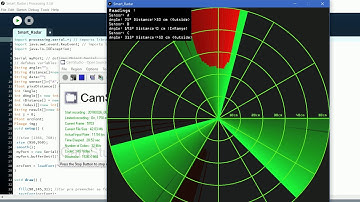 Self Designed Intelligent 360° Radar System - Arduino + Processing [Real-time Footage]
