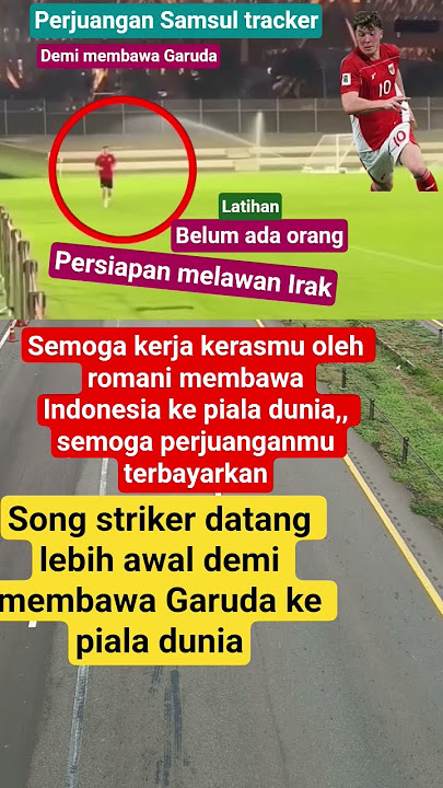 viral,,,ole romeny latihan sendiri datang lebih awal demi membawa Garuda ke piala dunia #oleromeny