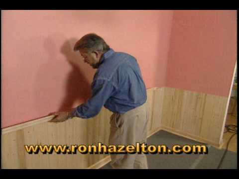 How to Install Wainscotting - YouTube