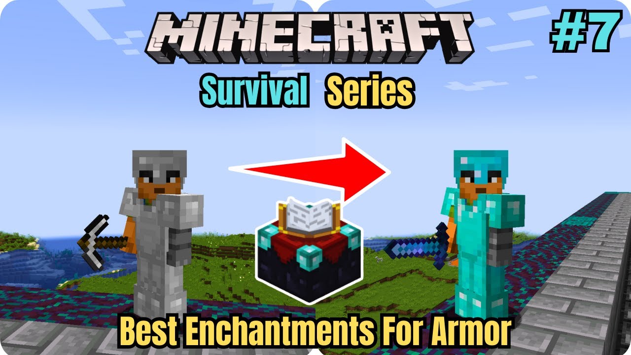 Minecraft Diamond Upgrade Diamond Armor Upgrade with Best Enchantments - Minecraft Bangla ...