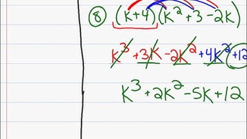 Special Cases and Multiplying Polynomials Video
