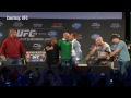 Aldo, McGregor nearly brawl in Dublin