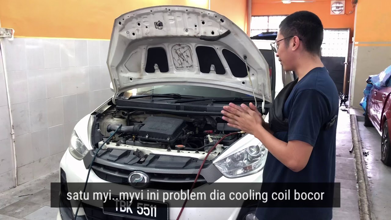 tanda aircond kereta bocor Neil Dowd