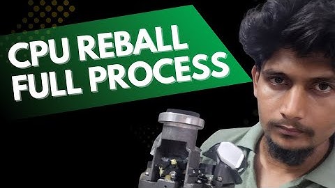 How to Reball MI 11X CPU (Telugu)