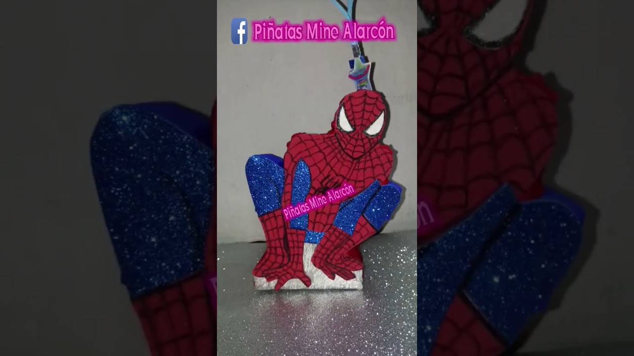 Spiderman piñata paso a paso / cómo hacer una piñata de #spiderman super  fácil de hacer #piñata 