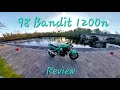 Review and thoughts on mk1 Suzuki Bandit 1200n. Breakdown included.