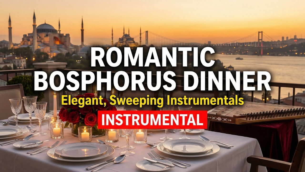 Elegant Turkish Restaurant Songs | 12 Hours Romantic Qanun & Oud Instrumental Luxury Music