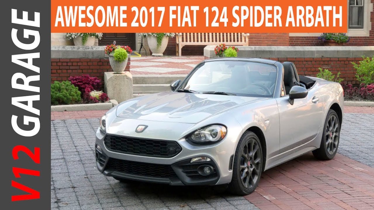 17 Fiat 124 Spider Abarth Convertible Specs Review Youtube