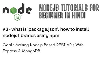 [#3] Nodejs Tutorials For Beginners In Hindi | What is 