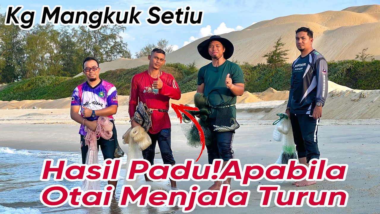 🇲🇾TANGKAP IKAN DENGAN TANGAN! | MENJALA IKAN DI KG MANGKUK SETIU|Traditional Cast Net