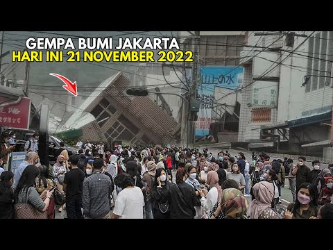 BREAKING NEWS.! Detik2 Gempa M 5,6 Guncang Cianjur, Terasa hingga Jakarta Bekasi Bogor, Warga Panik