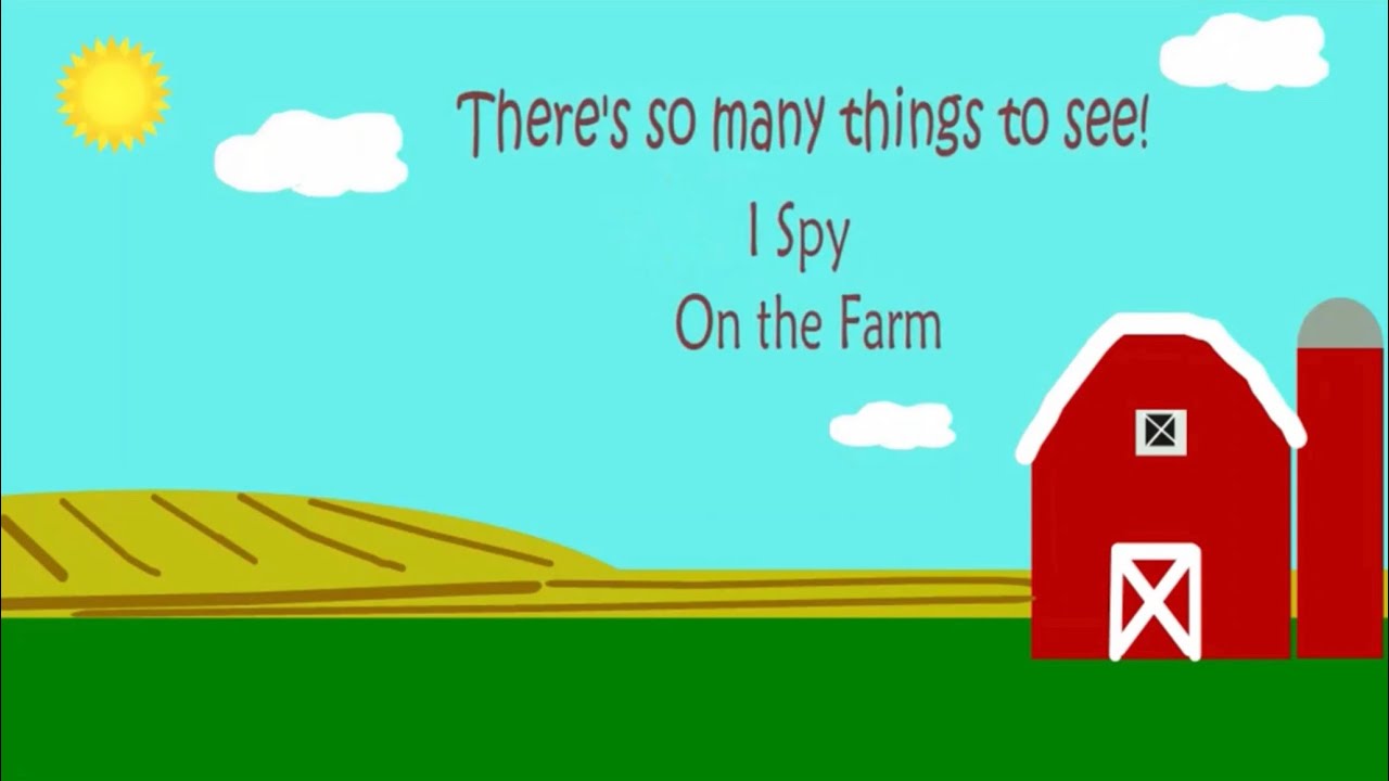 There's so many things to see! I Spy on the Farm Harmony Road Music