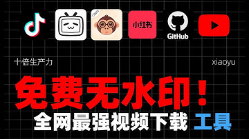 免费！无水印！这才是全网最强视频下载工具！