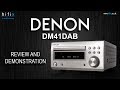 Denon dm41dab mini system review and demonstration