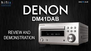 Denon DM41DAB Mini System Review and Demonstration