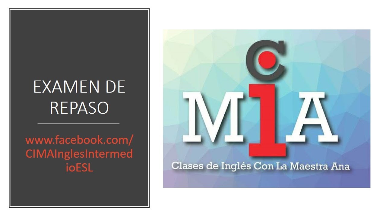 Examen de repaso cimatech