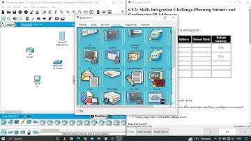6.8.1 Skills Integration Challenge-Planning Subnets and Configuring IP Addresses