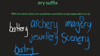 Spelling Suffix Focus (ary,ory,ery)