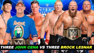 Can 3 Different Brock Lesnar Defeat 3 Different John Cena WWE 2K22