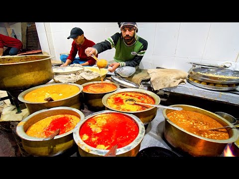 Indian Street Food - FAMOUS Kesar Da Dhaba! OLD IS GOLD Street Food in Amritsar, India!! | Luke Martin