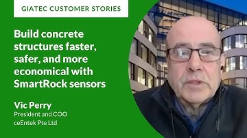 How SmartRock helps Vic Perry build concrete structures faster, safer, and more economical.