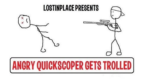 Angry QuickScoper Gets Trolled (MW3 Trolling/Griefing)