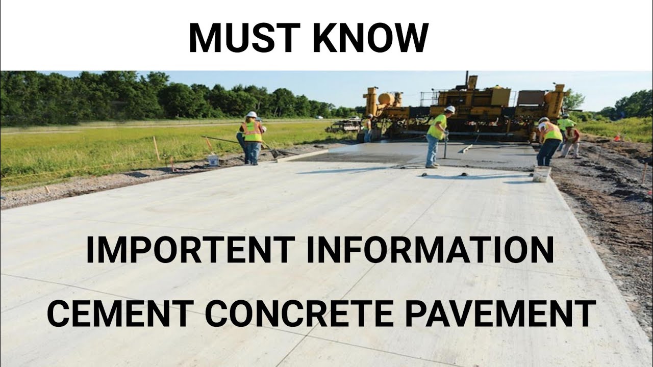 Помните перед строительством цементобетонных дорог | P.Q.C. Construction
