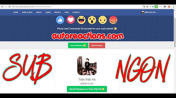 T.V.H - T.T.FB [ Hướng Dẫn ] BUFF SUB WEB AUTOREACTION