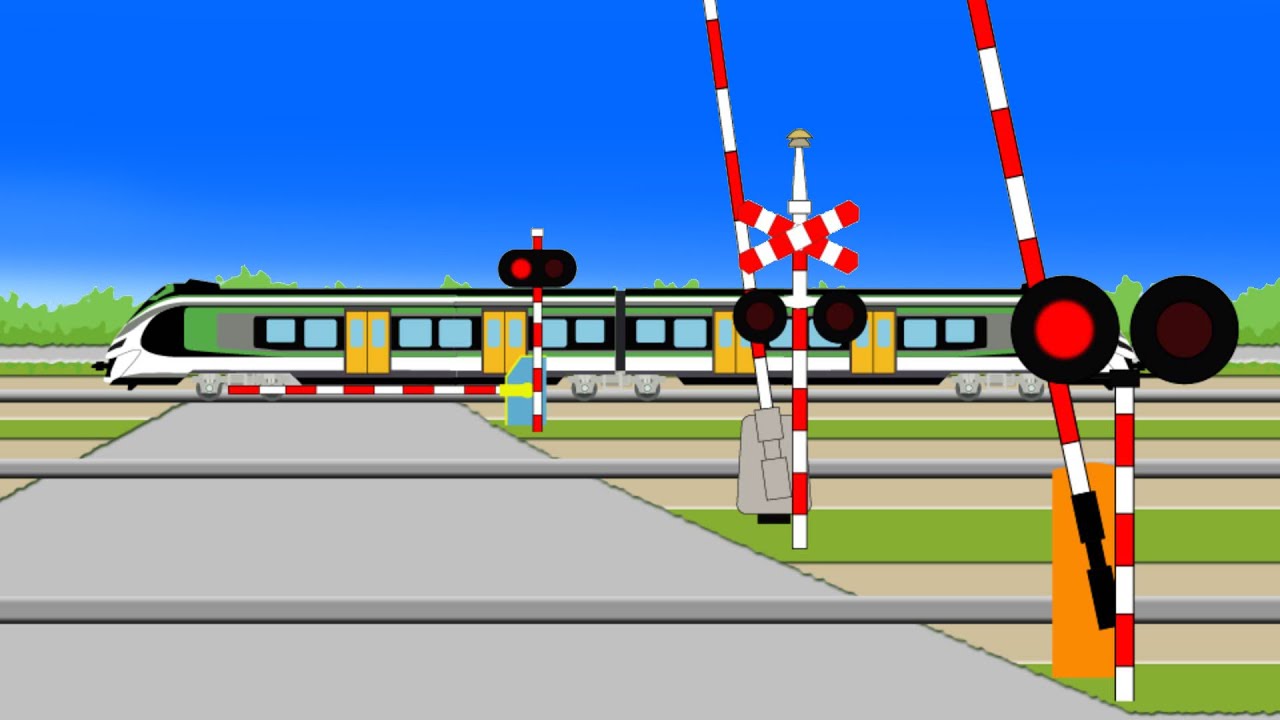 ⁣【Przejazd kolejowy】Polish Trains and Railroad Crossing