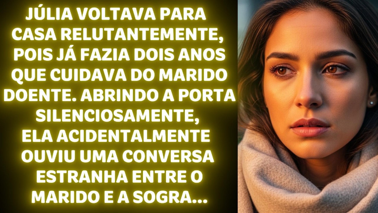 Júlia voltava para casa sem ânimo — há dois anos cuidava do marido doente. E ao ouvir por acaso…