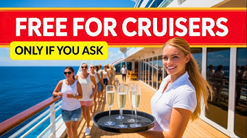 11 New FREE Things You Can Get On Your CRUISE! (Just Ask)
