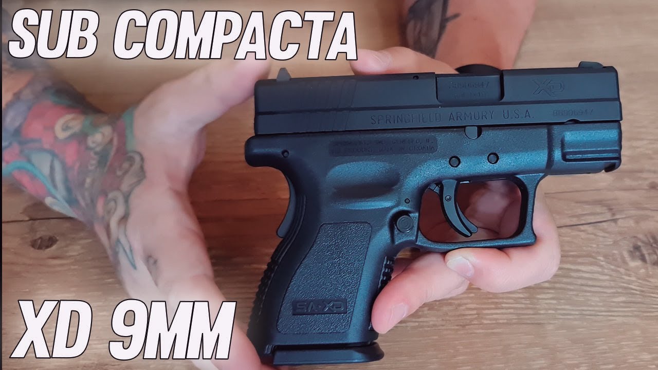 XD 3″ SUB-COMPACT 9MM - Cabe Na PALMA DA MÃO - Sprngfeld ARMORY - YouTube - Foto 2