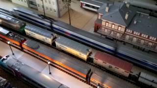 Attelage TGV Lyma et Atlantique normal plus TGV orange
